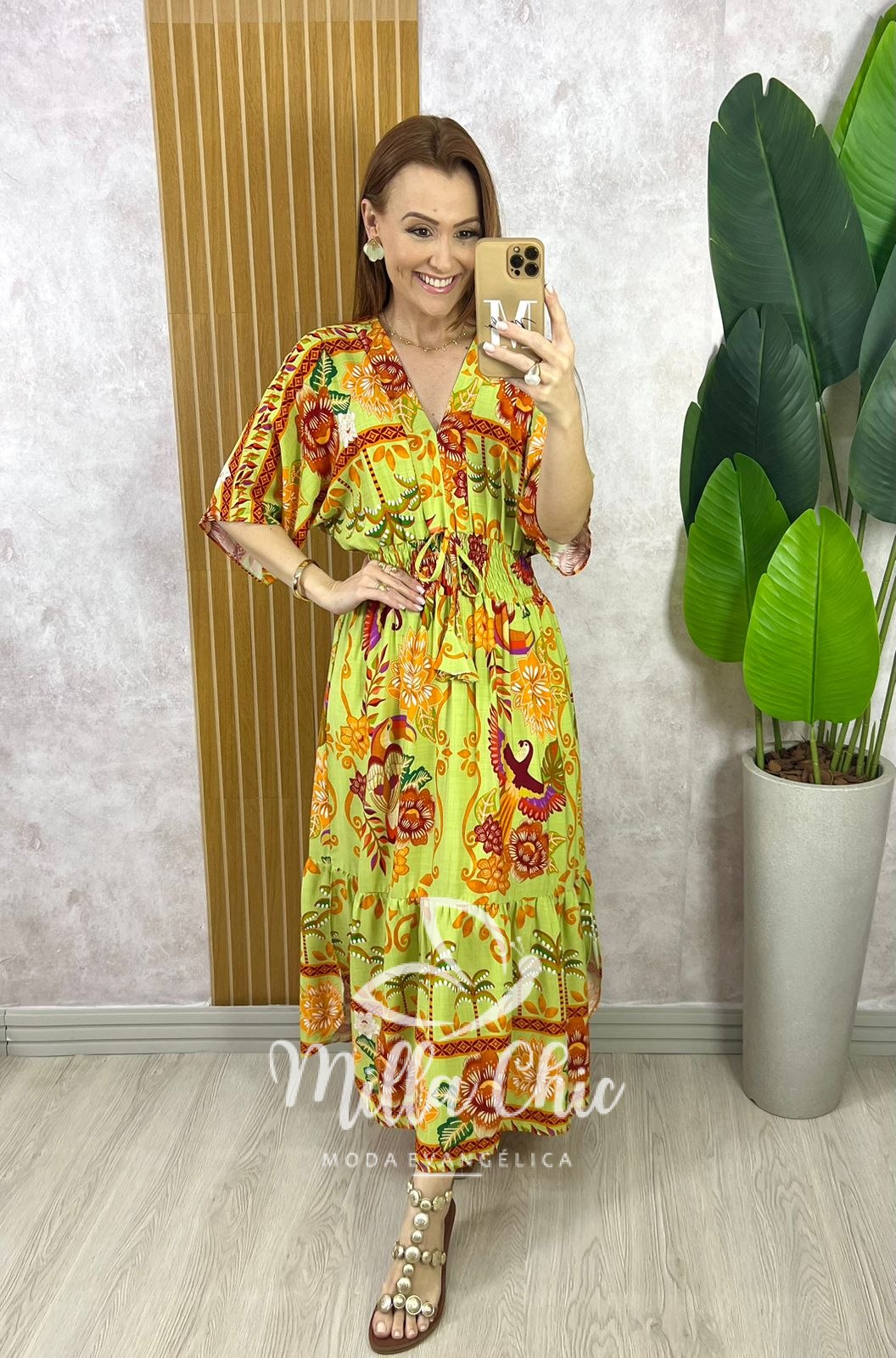 Milla Chic - millachic com br vestido chiara verde 1 Vestido Chiara - Verde - Milla Chic