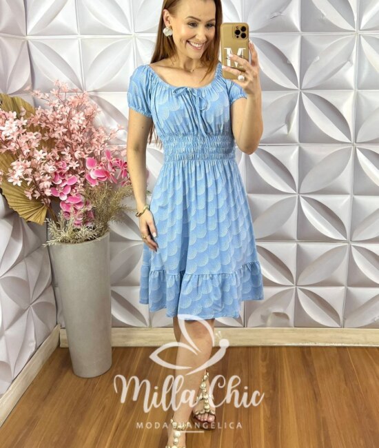 Vestido Comfy Mia - Azul - Milla Chic