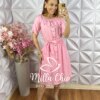 Vestido Daniela em Lesie - Vermelho - Milla Chic