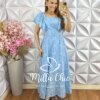Milla Chic - millachic com br vestido ester em lesie algodao bordada azul baby 6 Vestido Ester em Lesie Algodão Bordada - Azul Baby - Milla Chic