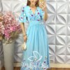 Milla Chic - millachic com br vestido fiorella bordado azul celeste 4 Vestido Fiorella Bordado - Azul Celeste - Milla Chic