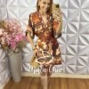 Vestido Hungria - Marrom - Milla Chic