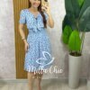 Vestido Maresias - Floral Azul Baby - Milla Chic