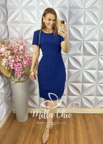 Vestido Marina em Alfaiataria Marrant - Pistache - Milla Chic