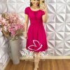 Vestido Mia Comfy em Viscolycra - Pink - Milla Chic