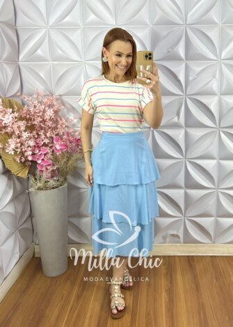 Vestido Comfy Mia - Azul - Milla Chic