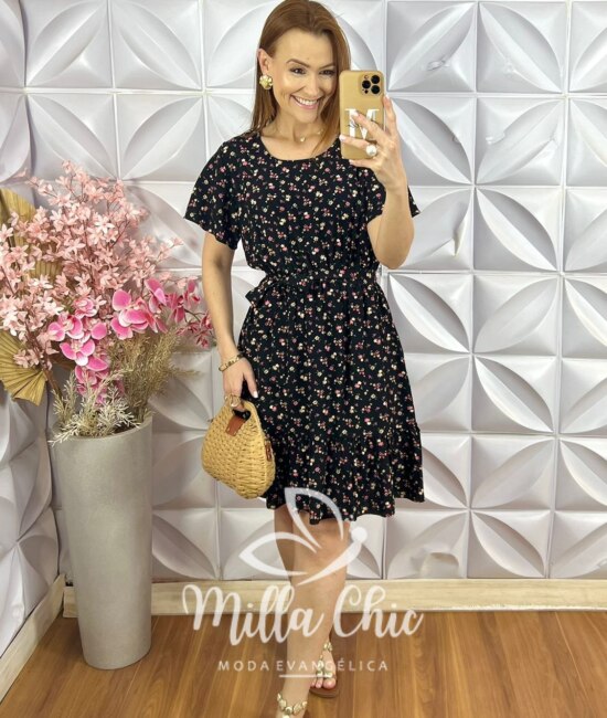 Vestido Noêmia Em Viscolinho - Amarelo Manteiga - Milla Chic