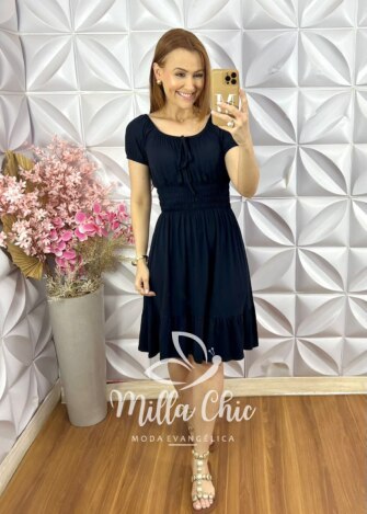 Milla Chic - millachic com br vestido noemia em viscolinho amarelo manteiga copia 1 Vestido Noêmia Em Viscolinho - Bordô - Milla Chic