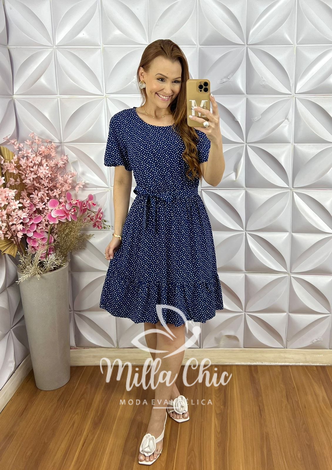 Milla Chic - millachic com br vestido noemia em viscolinho azul escuro copia 1 Vestido Noêmia Em Viscolinho - Azul Escuro - Milla Chic