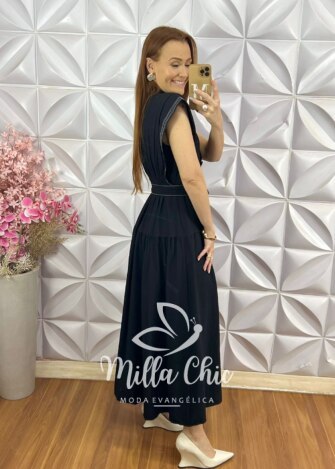 Milla Chic - millachic com br vestido paty em tule floral 2 Vestido Paty em Tule - Floral - Milla Chic