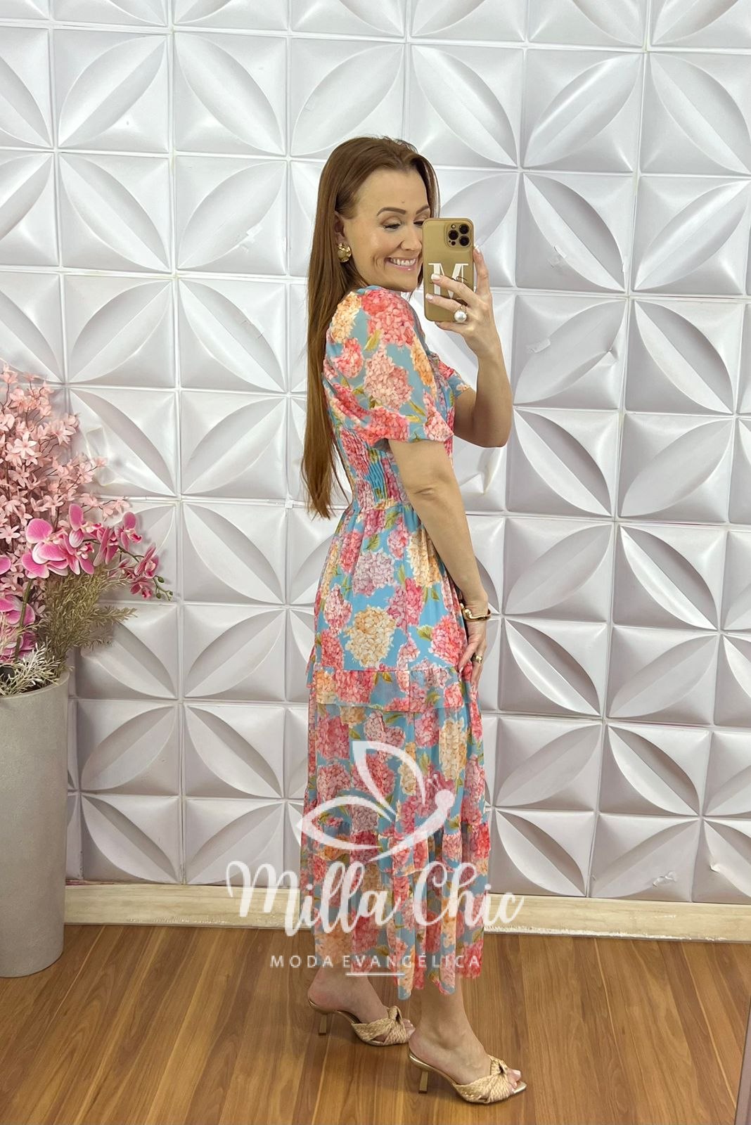 Milla Chic - millachic com br vestido paty em tule primavera 5 Vestido Paty em Tule - Primavera - Milla Chic