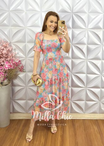 Vestido Paty em Tule - Primavera - Milla Chic