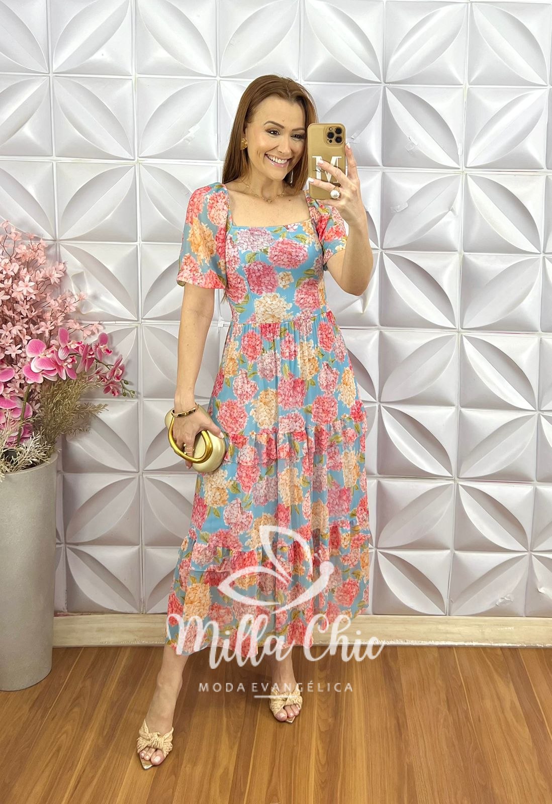 Milla Chic - millachic com br vestido paty em tule primavera 6 Vestido Paty em Tule - Primavera - Milla Chic