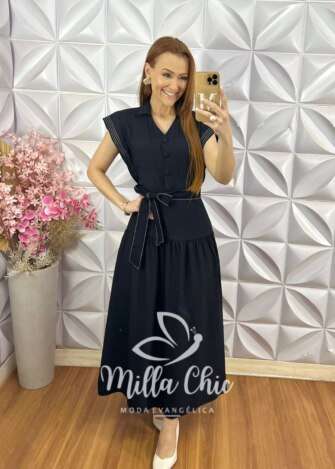 Vestido Paty em Tule - Floral - Milla Chic