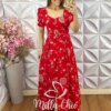 Milla Chic - millachic com br vestido rute bordado vermelho 3 Vestido Rute Bordado - Vermelho - Milla Chic