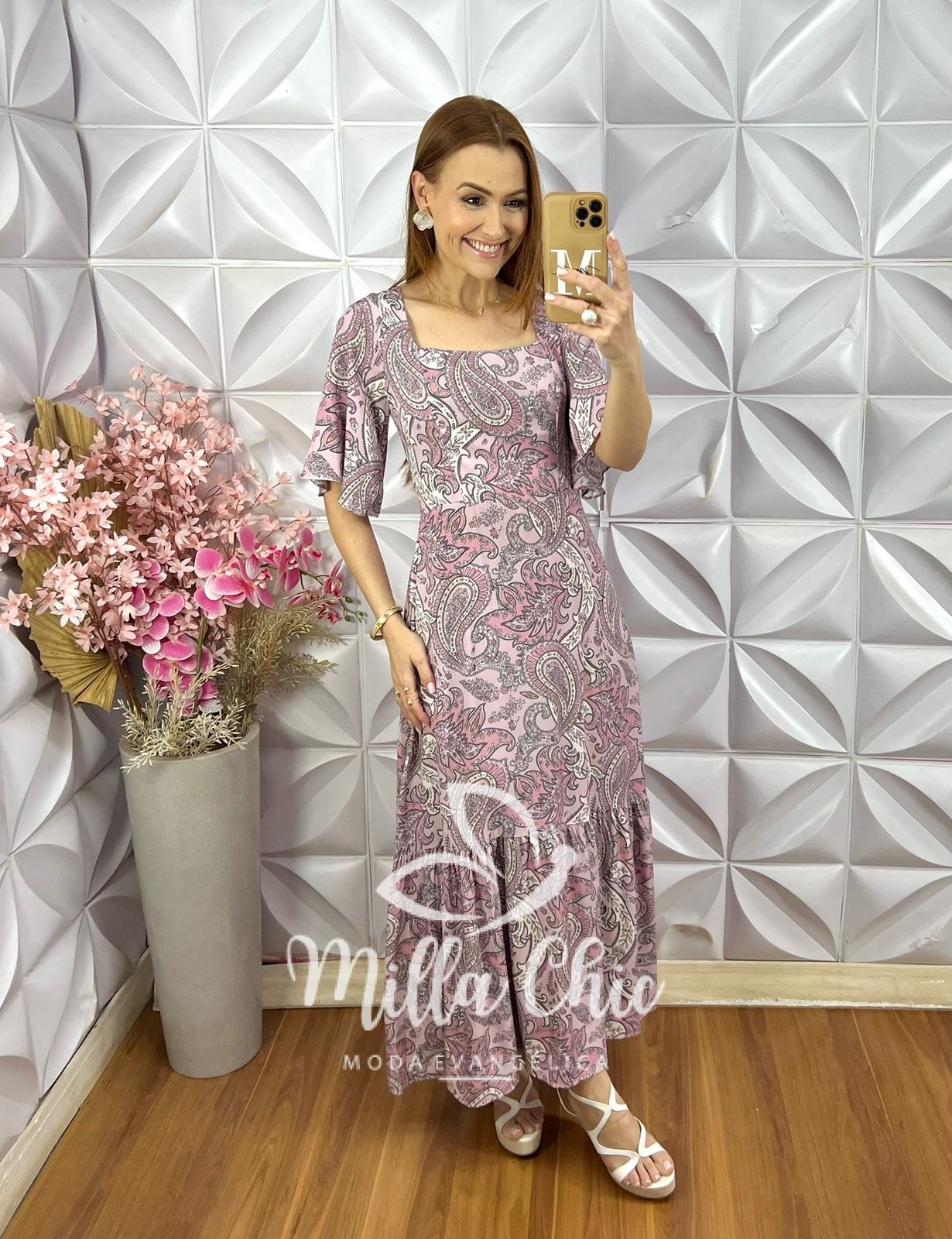 Milla Chic - millachic com br vestido tarsila em viscosarja azul copia 2 Vestido Tarsila em Viscosarja - Lilás - Milla Chic