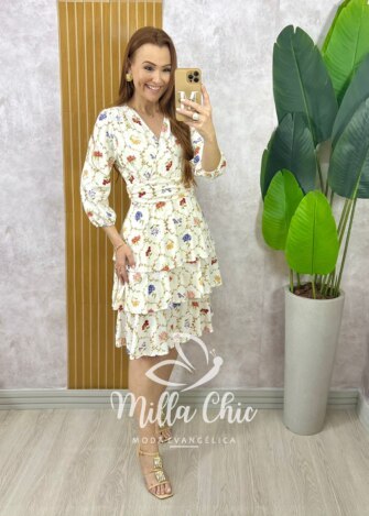 Milla Chic - millachic com br vestido veneza em linho 1 Vestido Veneza Em Linho - Off White - Milla Chic
