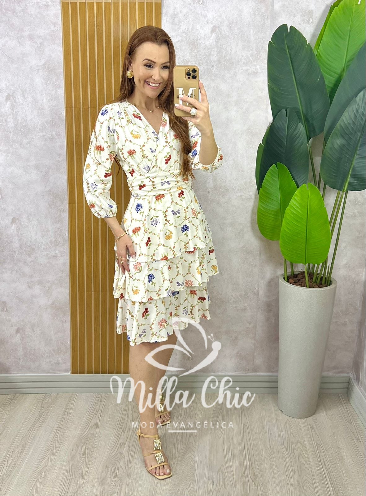 Milla Chic - millachic com br vestido veneza em linho 1 Vestido Veneza Em Linho - Off White - Milla Chic
