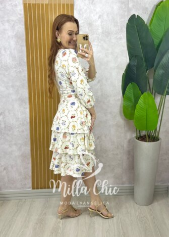 Milla Chic - millachic com br vestido veneza em linho Vestido Veneza Em Linho - Off White - Milla Chic