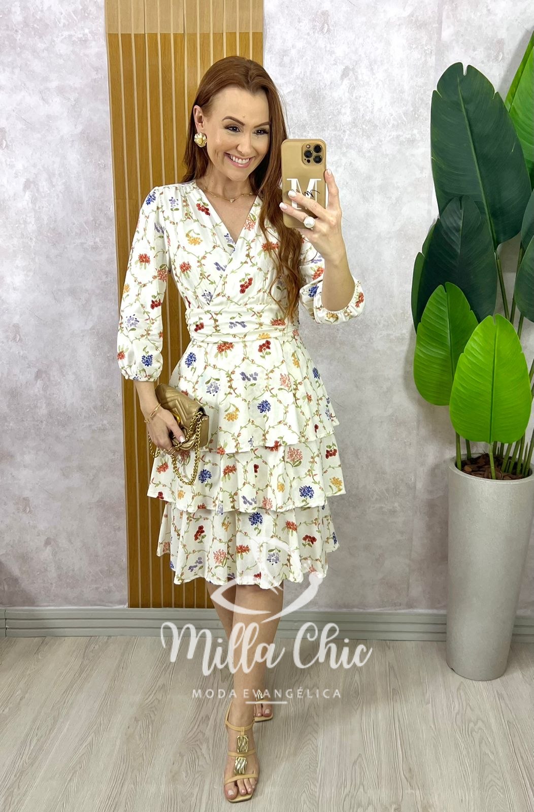 Milla Chic - millachic com br vestido veneza em linho 4 Vestido Veneza Em Linho - Off White - Milla Chic