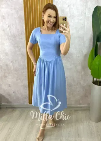 Blusa Adelaide Manga Guipper - Rosa Baby - Milla Chic