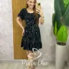 Vestido Noêmia Em Viscolinho - Preto - Milla Chic