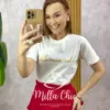 T-shirt Iluminada- Branca - Milla Chic