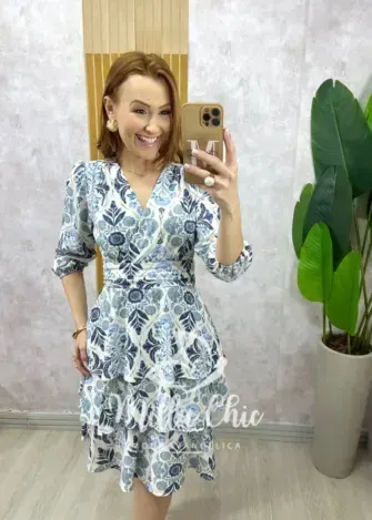 Vestido Veneza Em Linho - Areia - Milla Chic