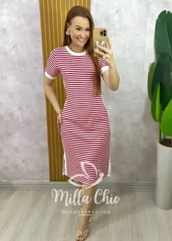 Vestido Consuelo - Vermelho - Milla Chic
