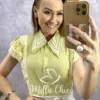 Camisa Louise – Amarela – Milla Chic Camisa Louise - Amarela - Milla Chic