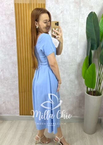 Blusa Adelaide Manga Guipper - Rosa Baby - Milla Chic