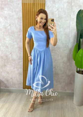 Blusa Adelaide Manga Guipper - Rosa Baby - Milla Chic