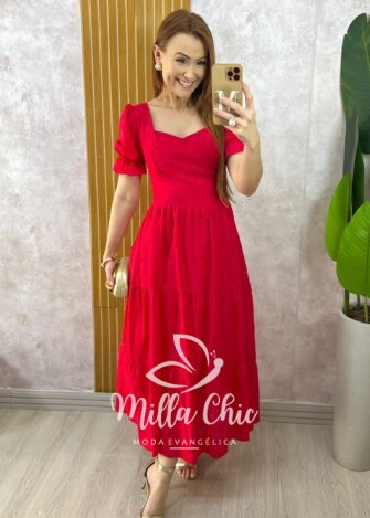 Blusa Adelaide Manga Guipper - Rosa Baby - Milla Chic