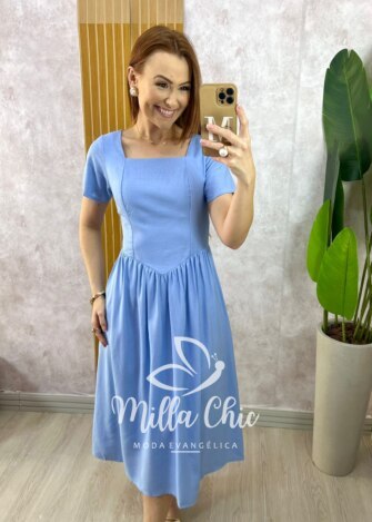 Blusa Adelaide Manga Guipper - Rosa Baby - Milla Chic