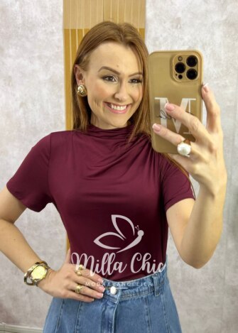 Blusa Tâmara em Fluity - Branca - Milla Chic