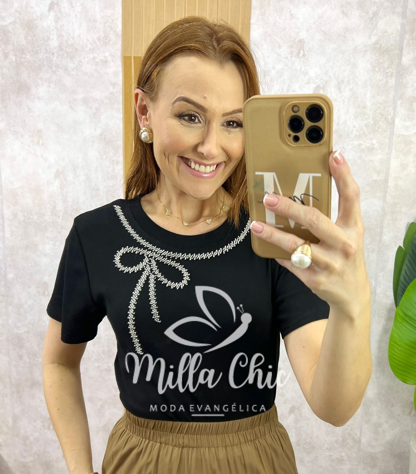 Milla Chic - millachic com br blusa valquiria laco bordada cereja copia 1 Blusa Valquíria Laço Bordada - Preta - Milla Chic