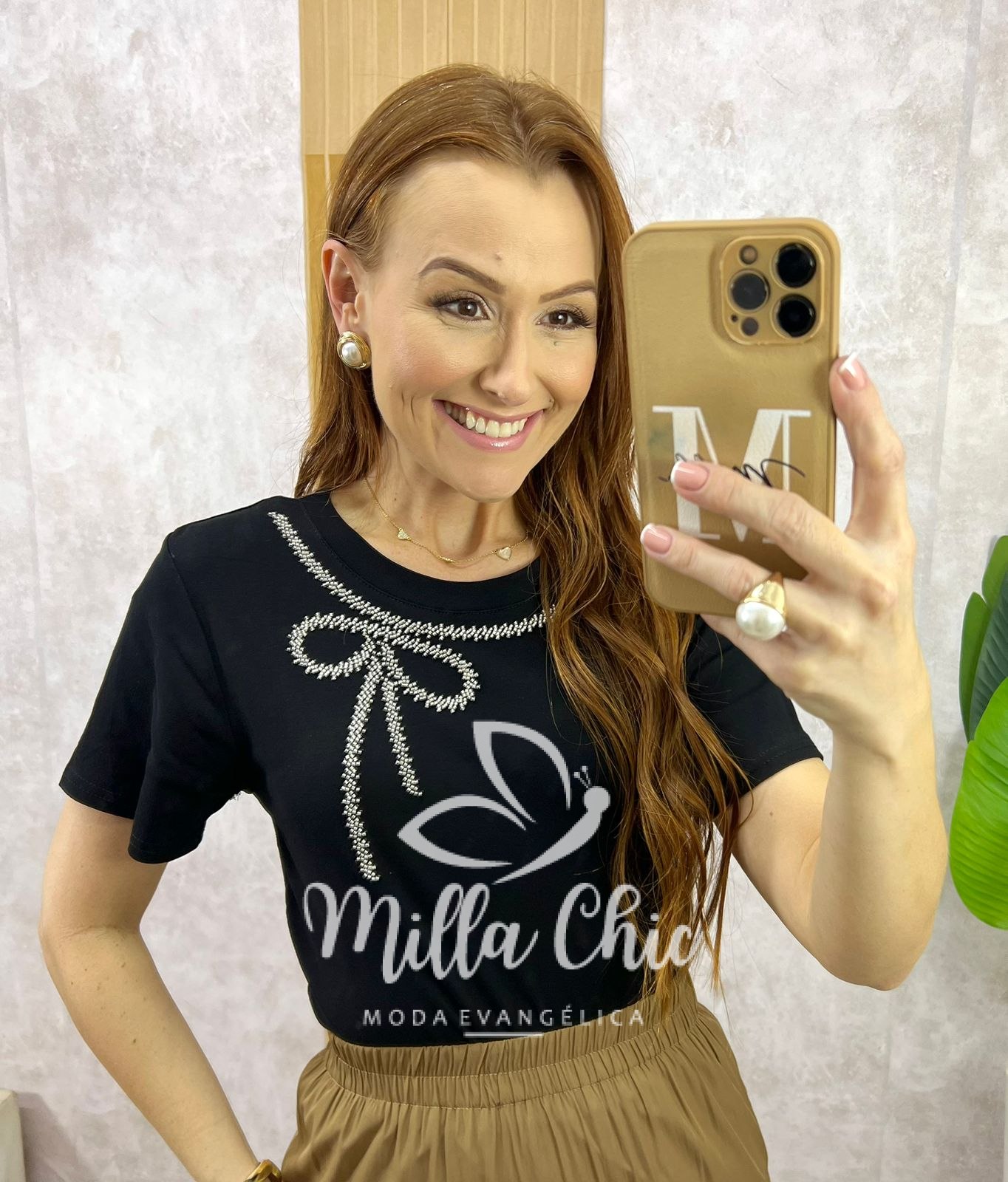 Milla Chic - millachic com br blusa valquiria laco bordada cereja copia 3 Blusa Valquíria Laço Bordada - Preta - Milla Chic