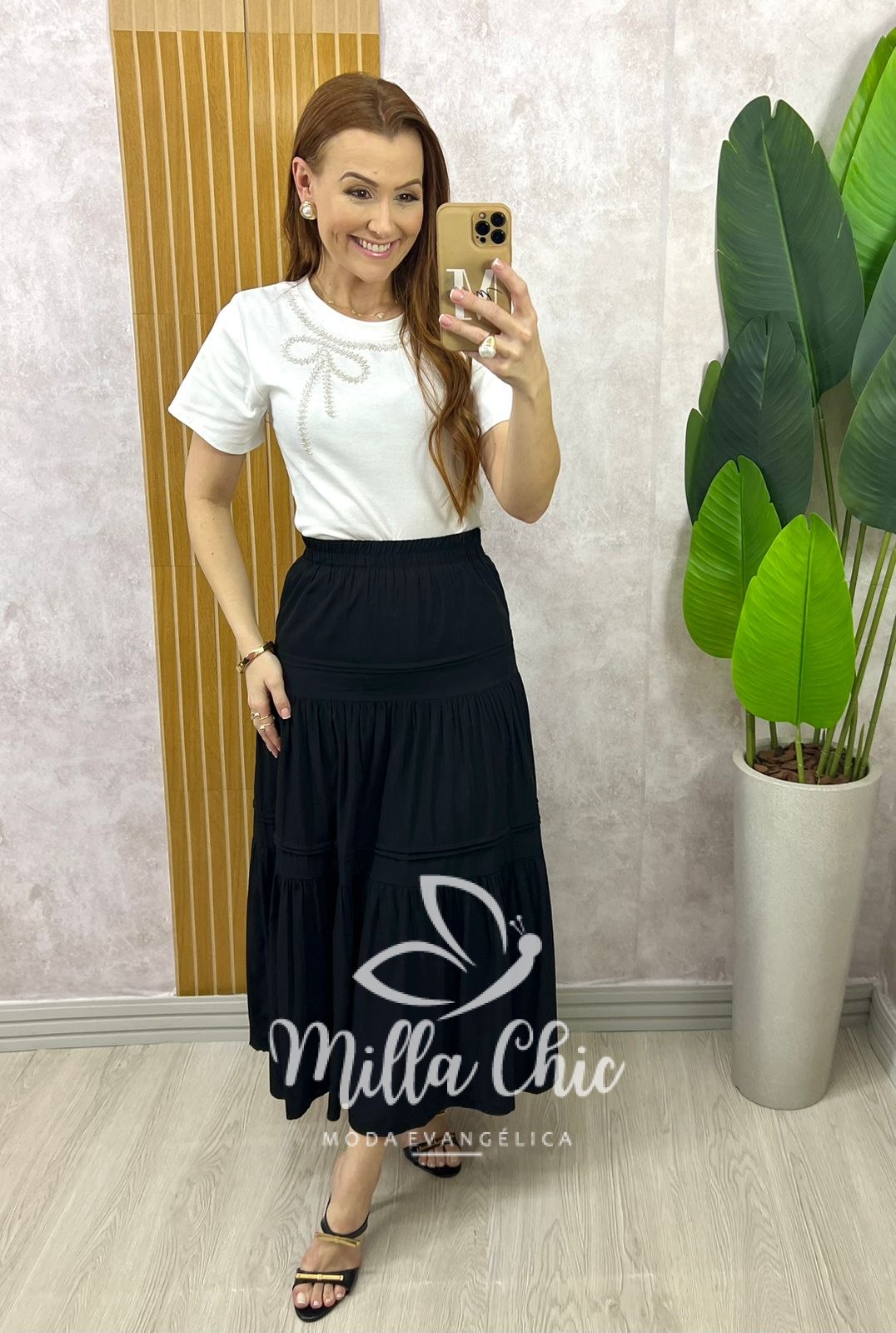 Milla Chic - millachic com br blusa valquiria laco bordada rosa copia Blusa Valquíria Laço Bordada - Branca - Milla Chic