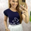 Milla Chic - millachic com br blusa vanessa em viscolycra colorful copia 2 Blusa Vanessa em Viscolycra - Azul Marinho - Milla Chic
