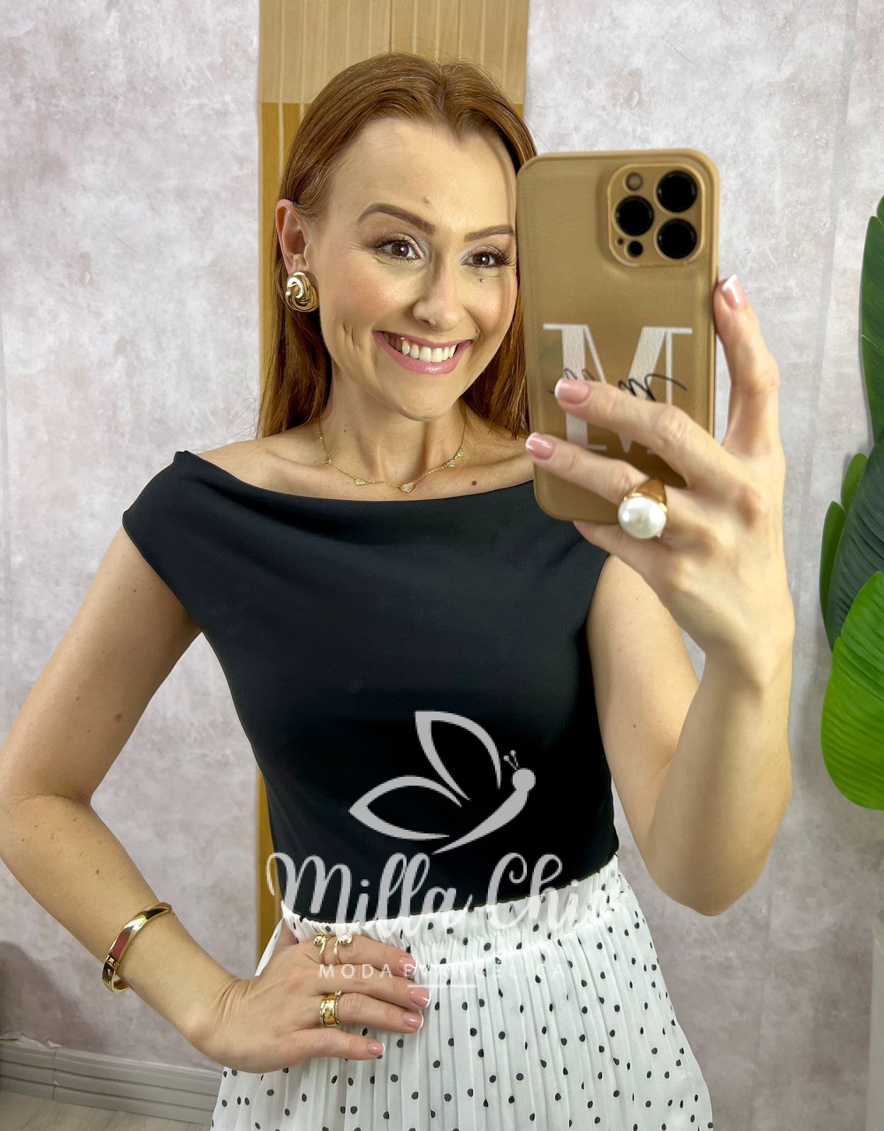 Milla Chic - millachic com br body adele em fluity cappuccino copia 2 Body Adele Em Fluity - Preto - Milla Chic