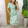Milla Chic - millachic com br conjunto dulce em linho estampado verde acqua 5 Conjunto Dulce em Linho Estampado - Verde Acqua - Milla Chic