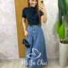Saia jeans Simone - Milla Chic