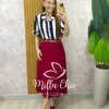 Milla Chic - millachic com br saia joaquina cereja Saia Joaquina - Cereja - Milla Chic
