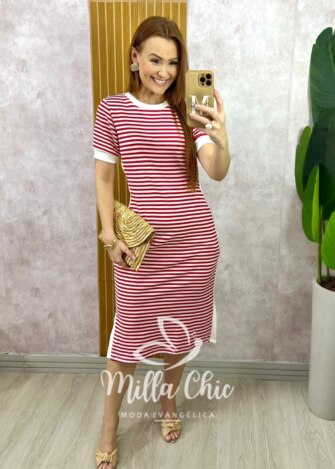 Vestido Consuelo - Vermelho - Milla Chic