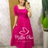 Vestido Danila em Lesie Algodão - Pink - Milla Chic