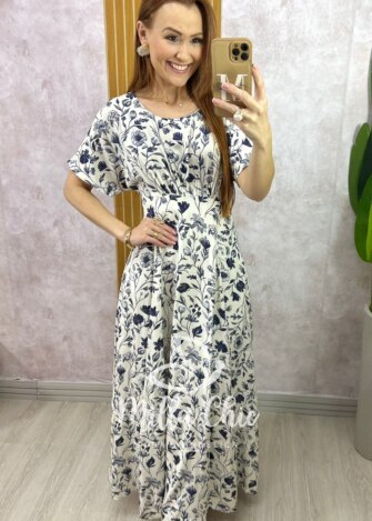 Vestido Esmeralda - Azul Marinho - Milla Chic