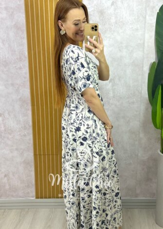 Vestido Esmeralda - Azul Marinho - Milla Chic