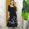 Vestido Melinda Manga Raglan - Azul - Milla Chic