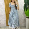 Vestido Melina Manga Princesa - Vermelho - Milla Chic