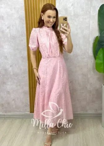 Vestido Joyce  em Lesie algodão - Milla Chic